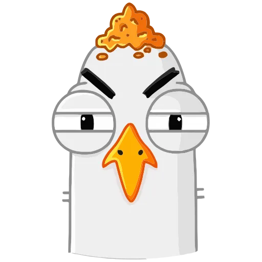 😡 Эмодзи «Чайка Сэм» для Telegram
