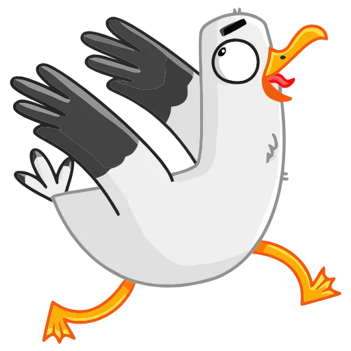 🏃‍♂️ Эмодзи «Чайка Сэм» для Telegram
