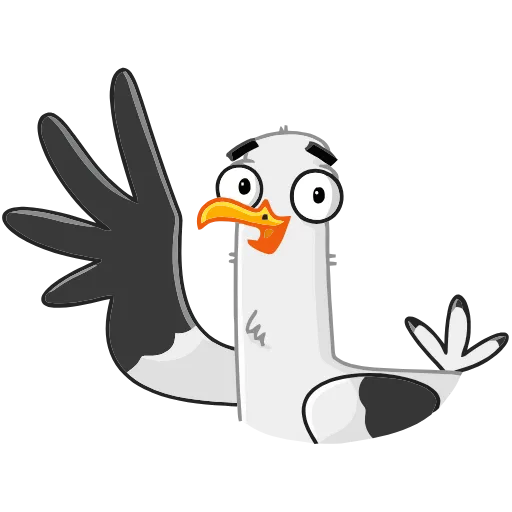 👋 Эмодзи «Чайка Сэм» для Telegram