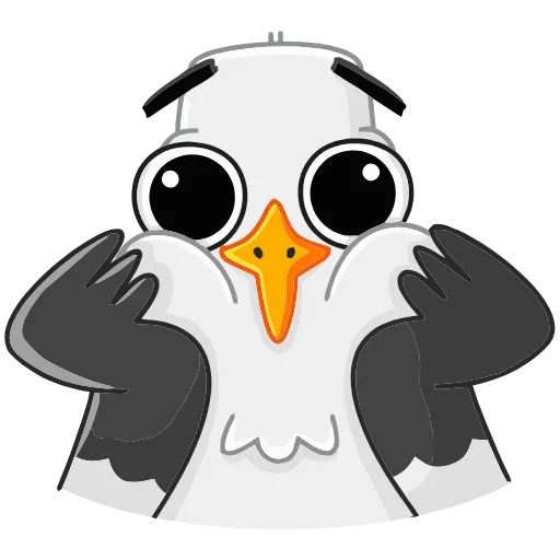 ❓ Эмодзи «Чайка Сэм» для Telegram