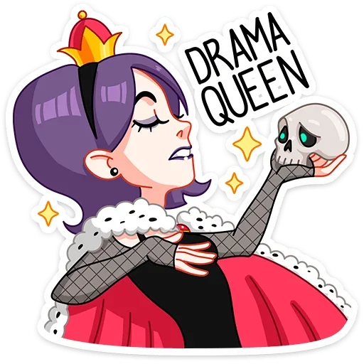 👸 Стикер «Саманта» для Telegram