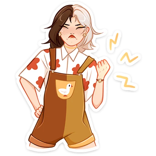 😠 Стикер «Саммер» для Telegram