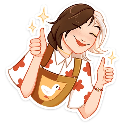 👍 Стикер «Саммер» для Telegram