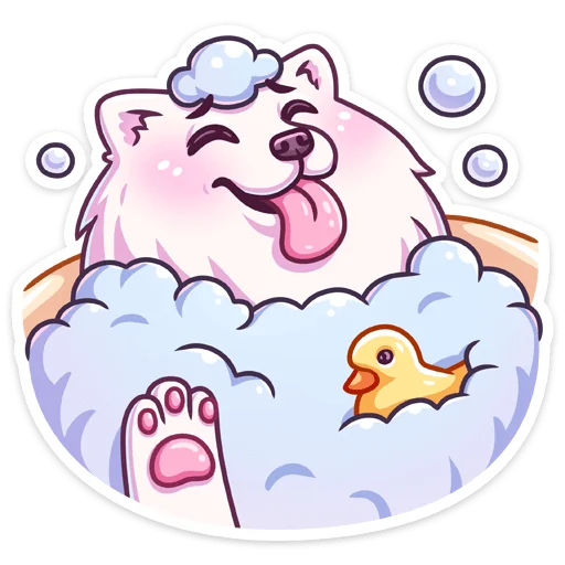 🛁 Стикер «Самми без надписей» для Telegram