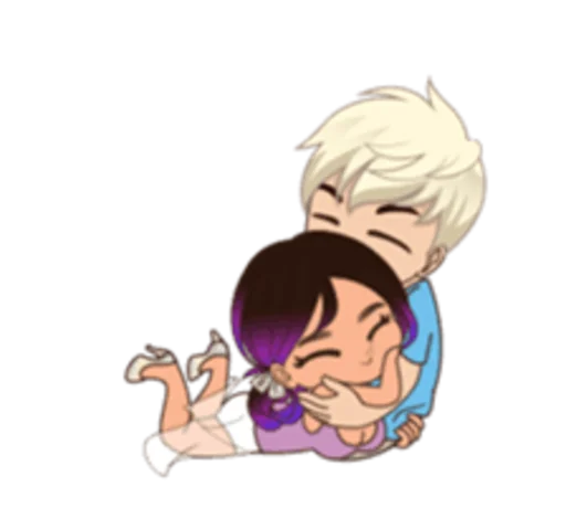 😇 Стикер «Sam and Sally» для Telegram