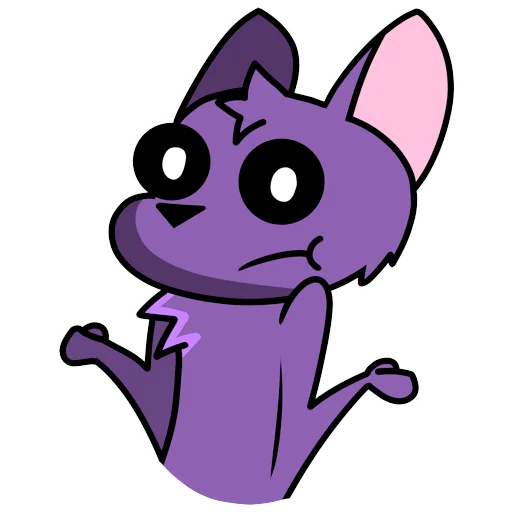 Стикерпак Sam the bat для Telegram — скачать