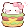 🍔 Эмодзи «Sanrio Yummy #cute» для Telegram