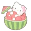 🍉 Эмодзи «Sanrio Yummy #cute» для Telegram