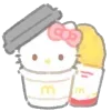 🍔 Эмодзи «Sanrio Yummy #cute» для Telegram