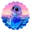 🌟 Эмодзи «Sans the skeleton» для Telegram