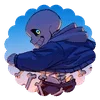 Эмодзи Sans the skeleton для Telegram — скачать