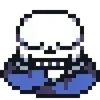 🌟 Эмодзи «Sans the skeleton» для Telegram