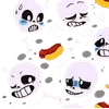 🌟 Эмодзи «Sans the skeleton» для Telegram
