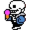 🤩 Эмодзи «Sans the skeleton» для Telegram