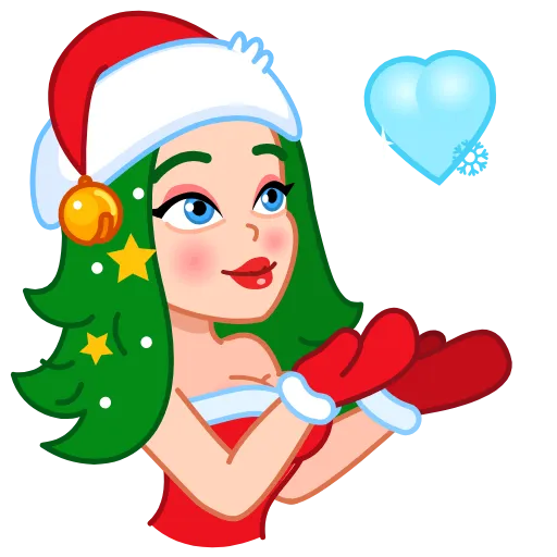 😘 Эмодзи «Санта» для Telegram