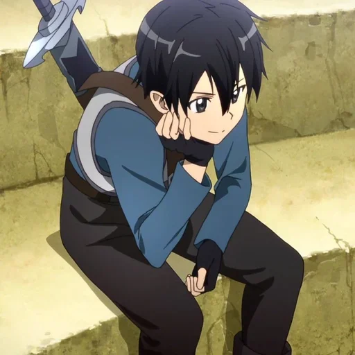 🙂 Стикер «Sword Art Online» для Telegram