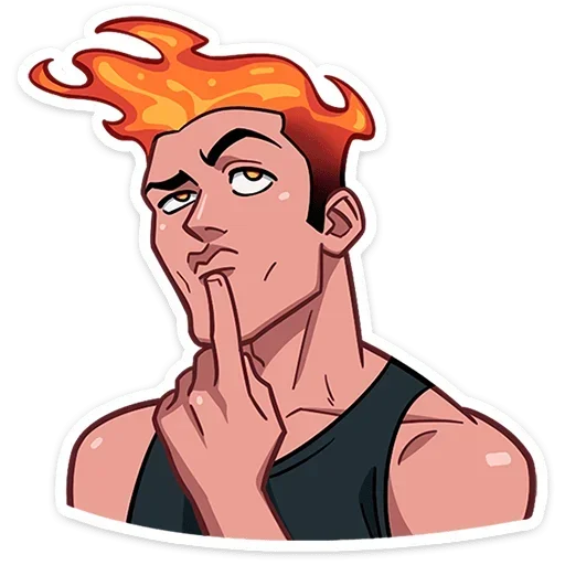 🤔 Стикер «Каспер без надписей» для Telegram