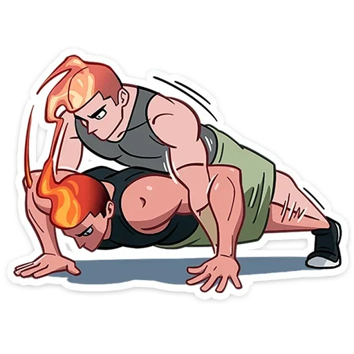 💪 Стикер «Каспер без надписей» для Telegram
