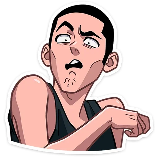 🤨 Стикер «Каспер без надписей» для Telegram