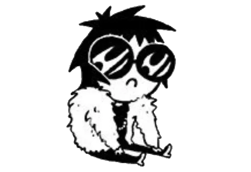 Стикерпак &amp;;Sarah&amp;;s Scribbles&amp;; для Telegram — скачать