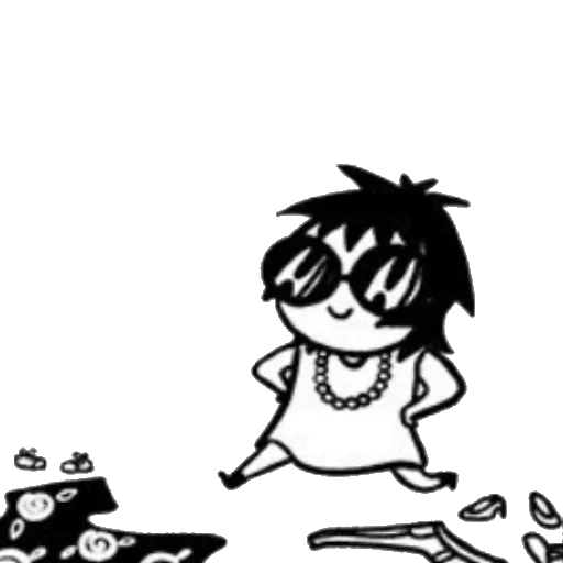 😎 Стикер «&;Sarah&;s Scribbles&;» для Telegram
