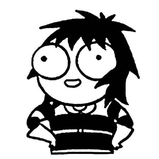 Стикерпак sarah scribbles для Telegram — скачать