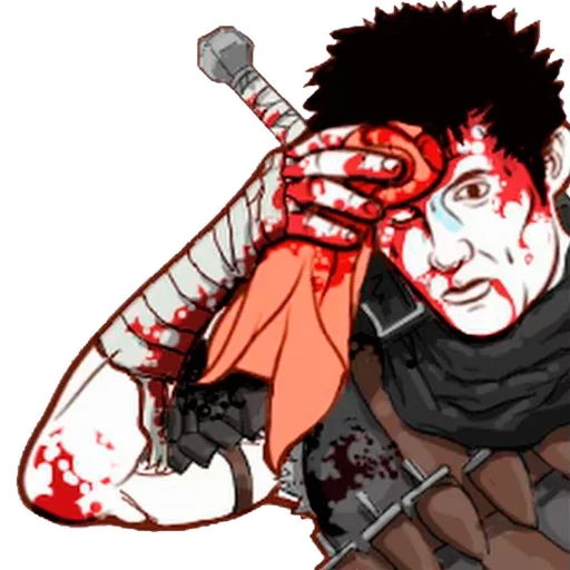 😅 Стикер «Saramba Berserk» для Telegram
