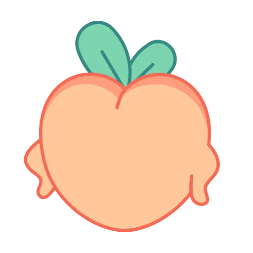 🍑 Стикер «Sassy Peach» для Telegram