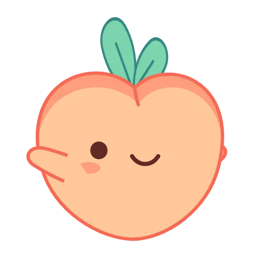 💩 Стикер «Sassy Peach» для Telegram