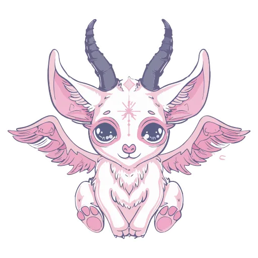 🐐 Эмодзи «Satanic Goats» для Telegram