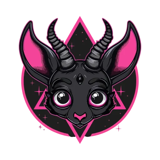🐐 Эмодзи «Satanic Goats» для Telegram