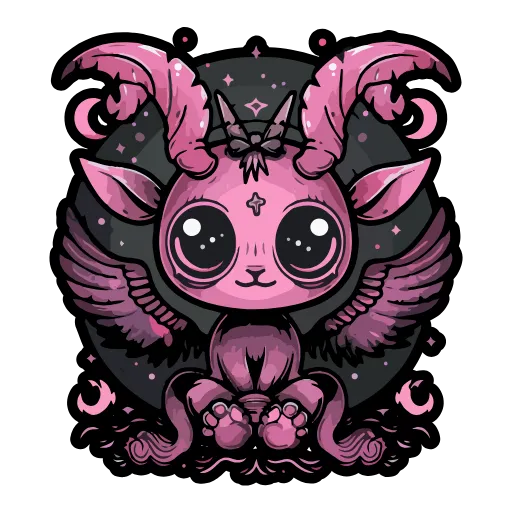 🐐 Эмодзи «Satanic Goats» для Telegram