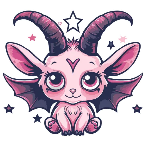 🐐 Эмодзи «Satanic Goats» для Telegram