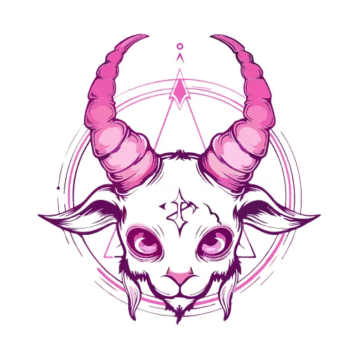 🐐 Эмодзи «Satanic Goats» для Telegram