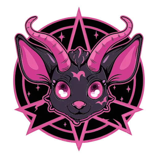 🐐 Эмодзи «Satanic Goats» для Telegram
