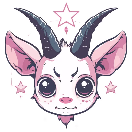 🐐 Эмодзи «Satanic Goats» для Telegram