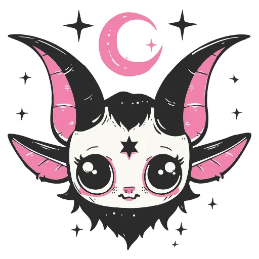 🐐 Эмодзи «Satanic Goats» для Telegram