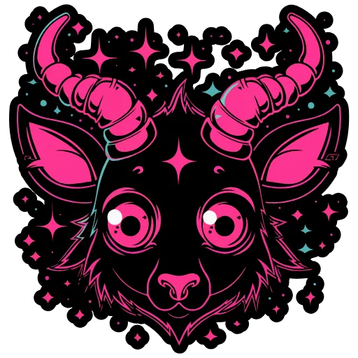 🐐 Эмодзи «Satanic Goats» для Telegram