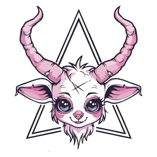 🐐 Эмодзи «Satanic Goats» для Telegram