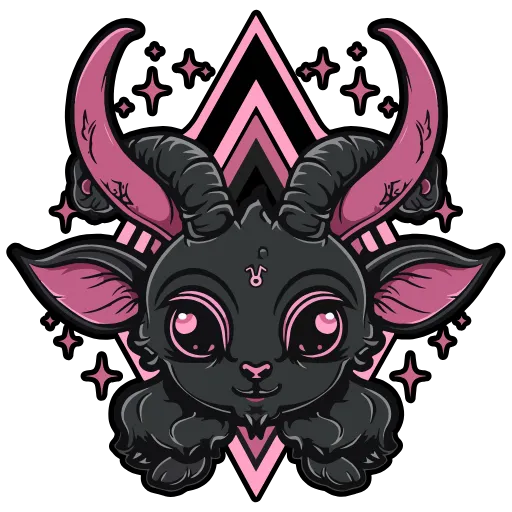 🐐 Эмодзи «Satanic Goats» для Telegram