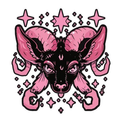 🐐 Эмодзи «Satanic Goats» для Telegram