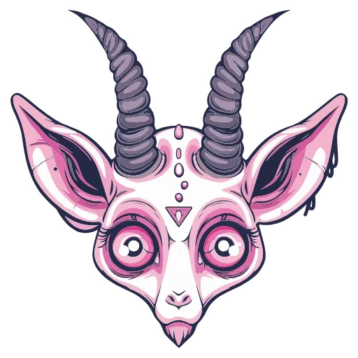 🐐 Эмодзи «Satanic Goats» для Telegram