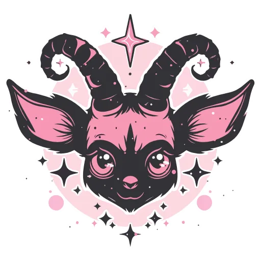 🐐 Эмодзи «Satanic Goats» для Telegram