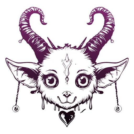 🐐 Эмодзи «Satanic Goats» для Telegram