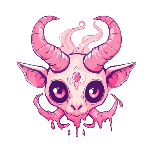 🐐 Эмодзи «Satanic Goats» для Telegram