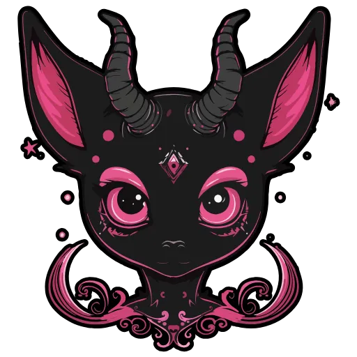 🐐 Эмодзи «Satanic Goats» для Telegram