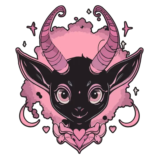 🐐 Эмодзи «Satanic Goats» для Telegram