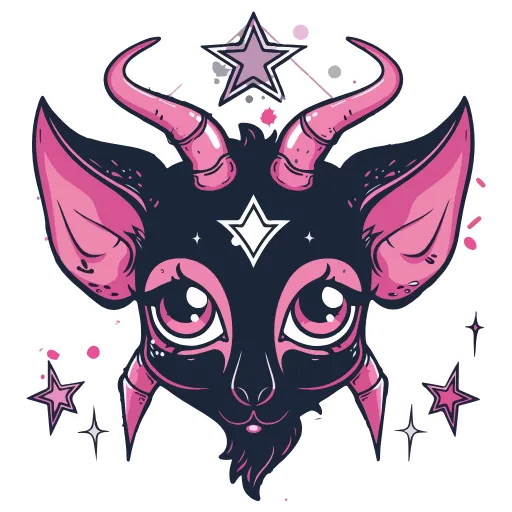 🐐 Эмодзи «Satanic Goats» для Telegram