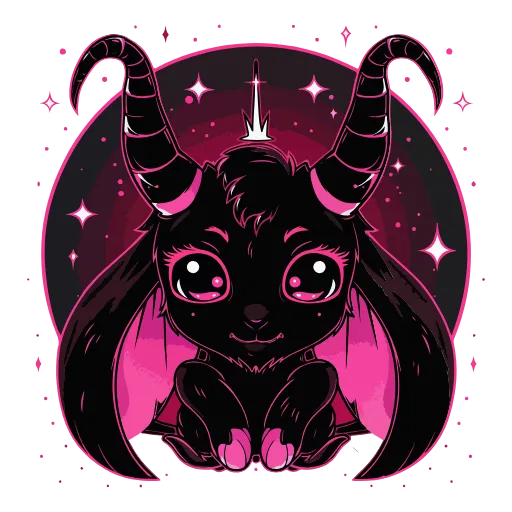 🐐 Эмодзи «Satanic Goats» для Telegram