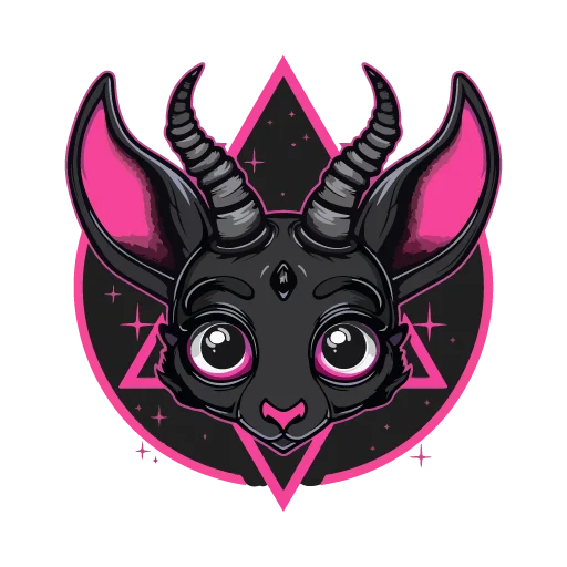 🐐 Стикер «satanic goats» для Telegram